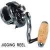 Max Drag 30Kg Slow Jigging Fishing Reel Metal Light Overhead Fishing Reels Trolling Fishing Slow Pitch Jigging Reel Saltwater