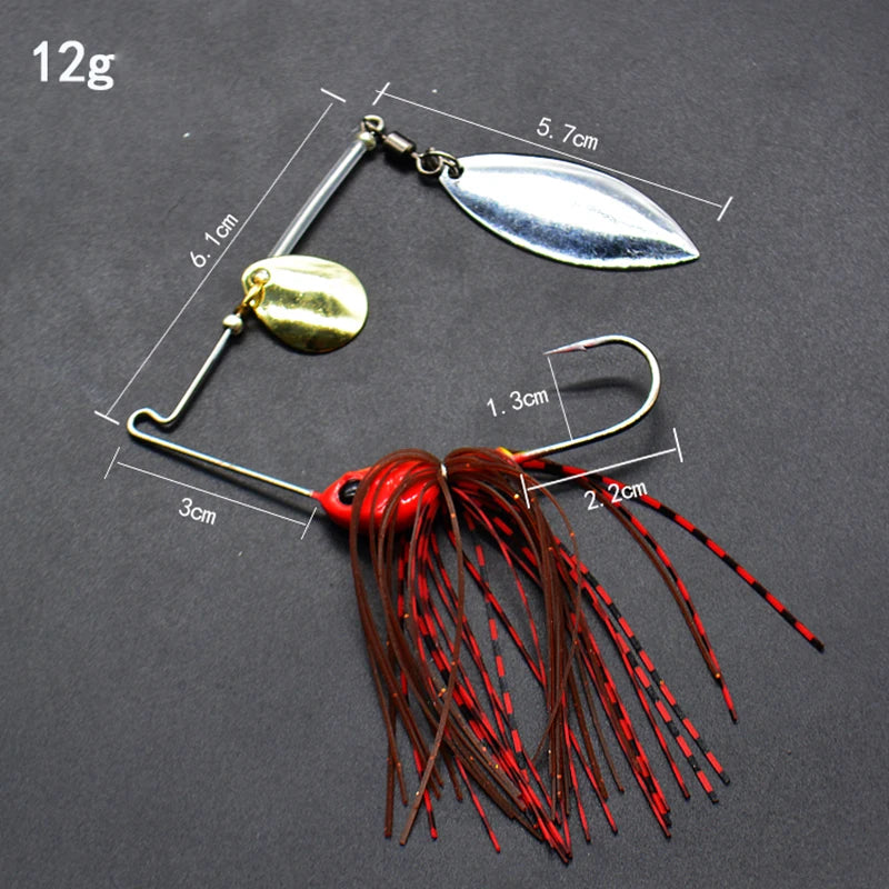 1pcs Fishing Lure 12/17g Wobblers Lures Spinner