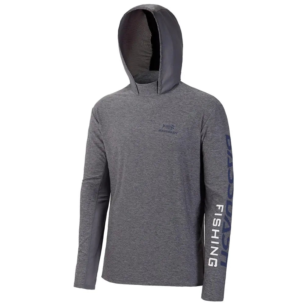 Bassdash UPF 50+ Men’s UV Sun Protection Long Sleeve Hooded Fishing Shirts