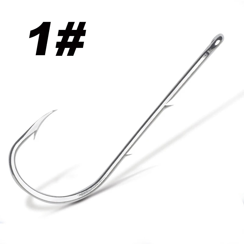50pcs/lot Long Shank Fishing Hook
