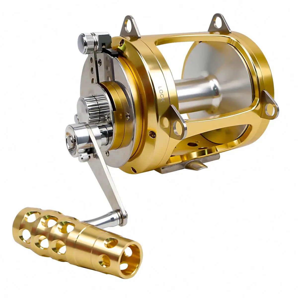 Full Metal 80W Offshore Deep Sea Trolling Fishing Reel 2 Speed Big Game Boat Saltwater Tuna Fishing Reels