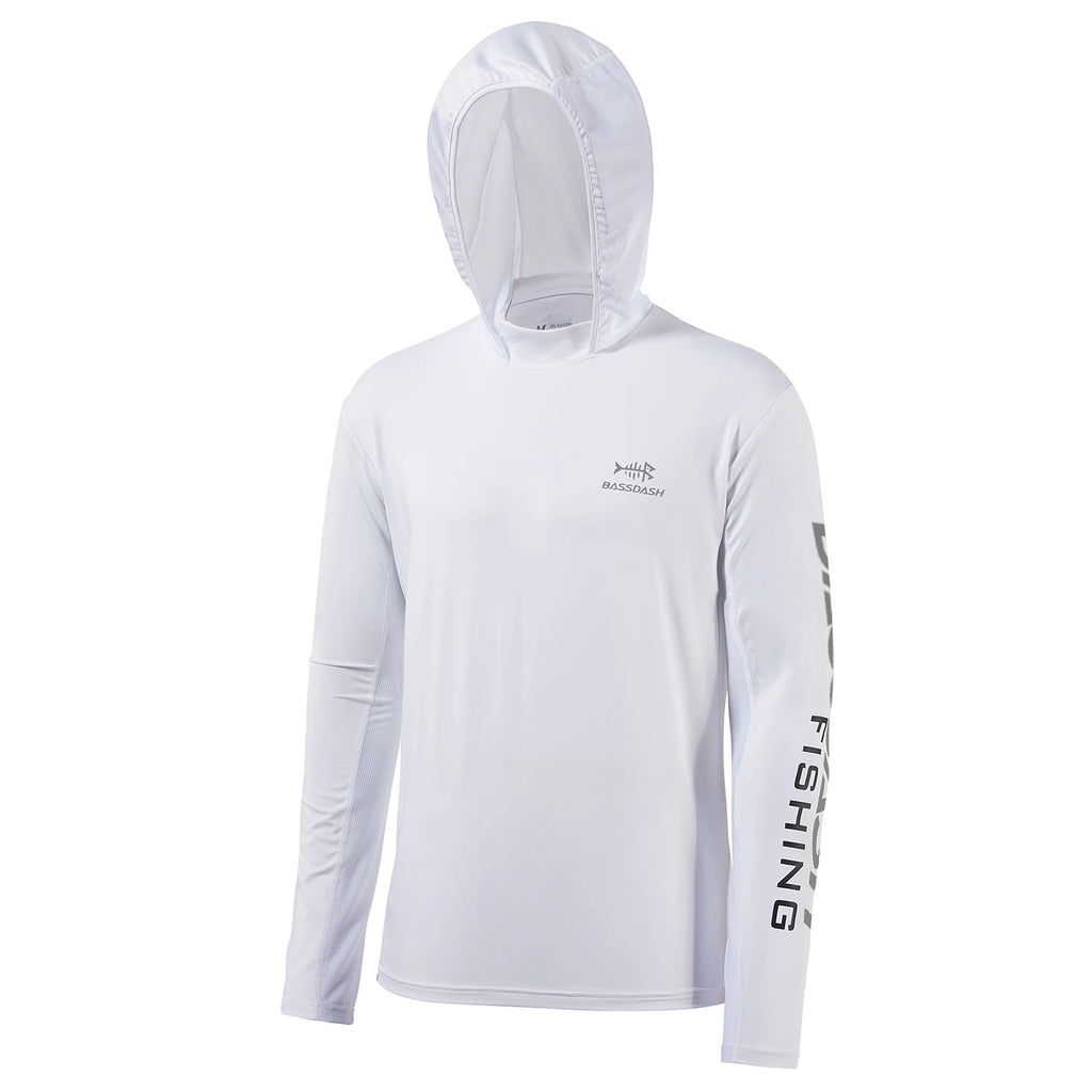 Bassdash UPF 50+ Hooded Fishing Shirts Long Sleeve Winter Male Hoodies Muticolor Ourdoor Outfit BG1003