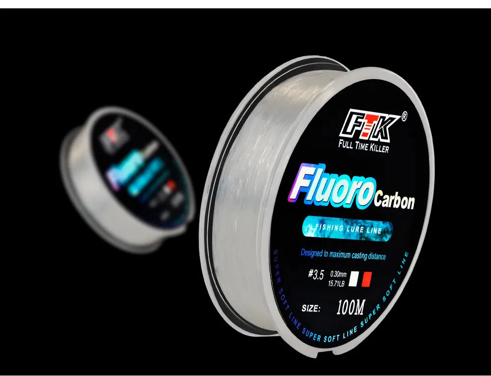 FTK 100m Fluorocarbon Fishing Lure Line