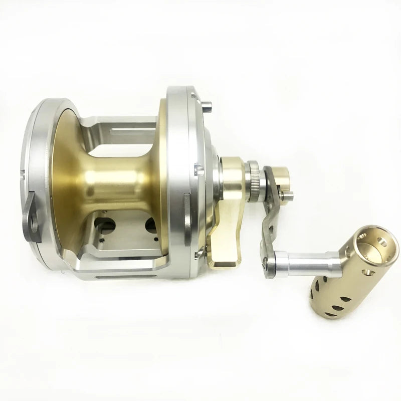 Metal Fishing Reels, All for Goods, Heavy Reel, Low Speed Bait, Big Sea Equipment, Windlass, 30 Kg Tackle, Saltwater Items