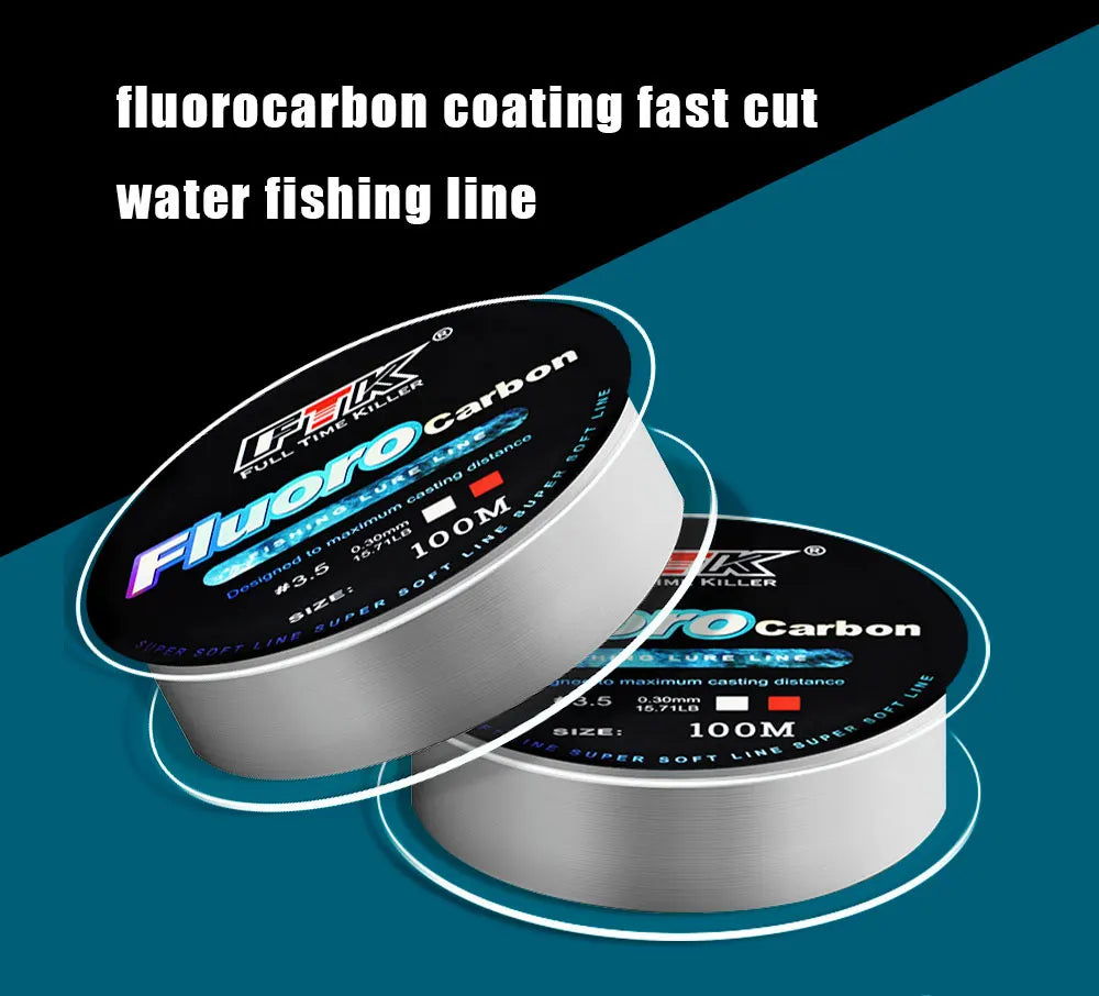 FTK 100m Fluorocarbon Fishing Lure Line