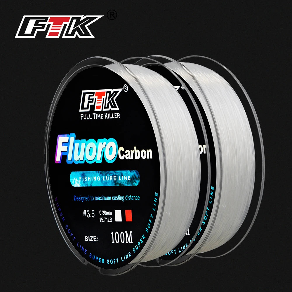 FTK 100m Fluorocarbon Fishing Lure Line