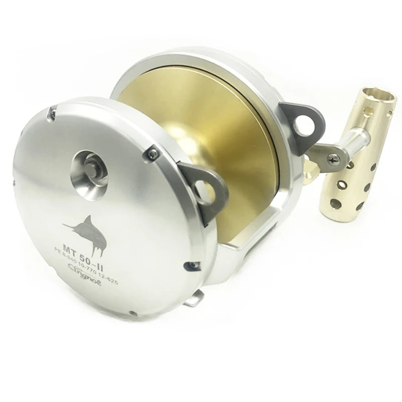 Metal Fishing Reels, All for Goods, Heavy Reel, Low Speed Bait, Big Sea Equipment, Windlass, 30 Kg Tackle, Saltwater Items