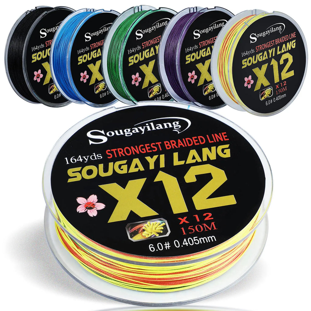 Sougayilang X12 12-strand Braided Fishing Line