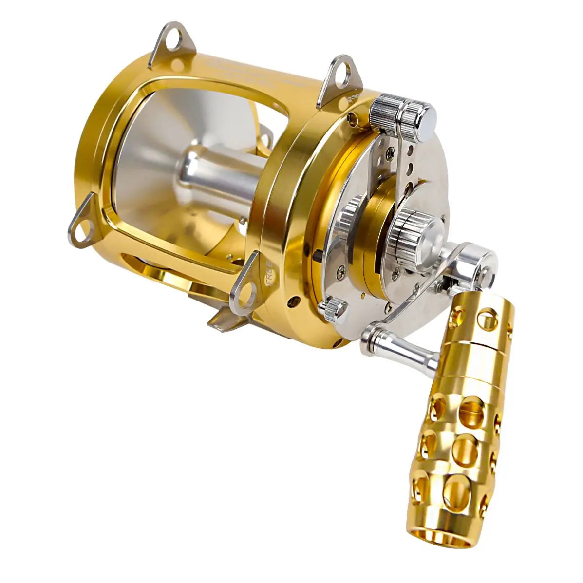 Topline 2 Speed Sea Stainless Steel Bearings Trolling Reel Game for Big Fish Tuna Fishing Reels