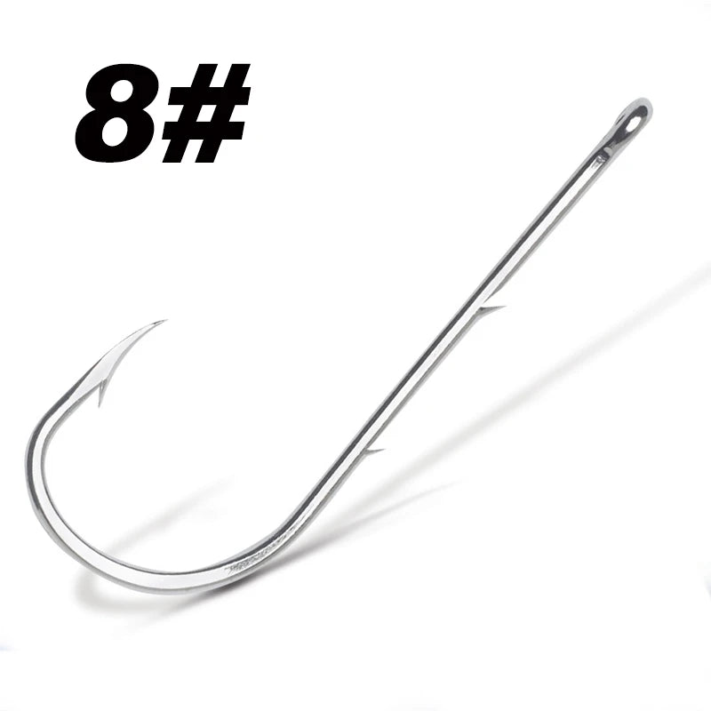 50pcs/lot Long Shank Fishing Hook