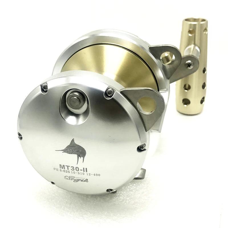 Metal Fishing Reels, All for Goods, Heavy Reel, Low Speed Bait, Big Sea Equipment, Windlass, 30 Kg Tackle, Saltwater Items