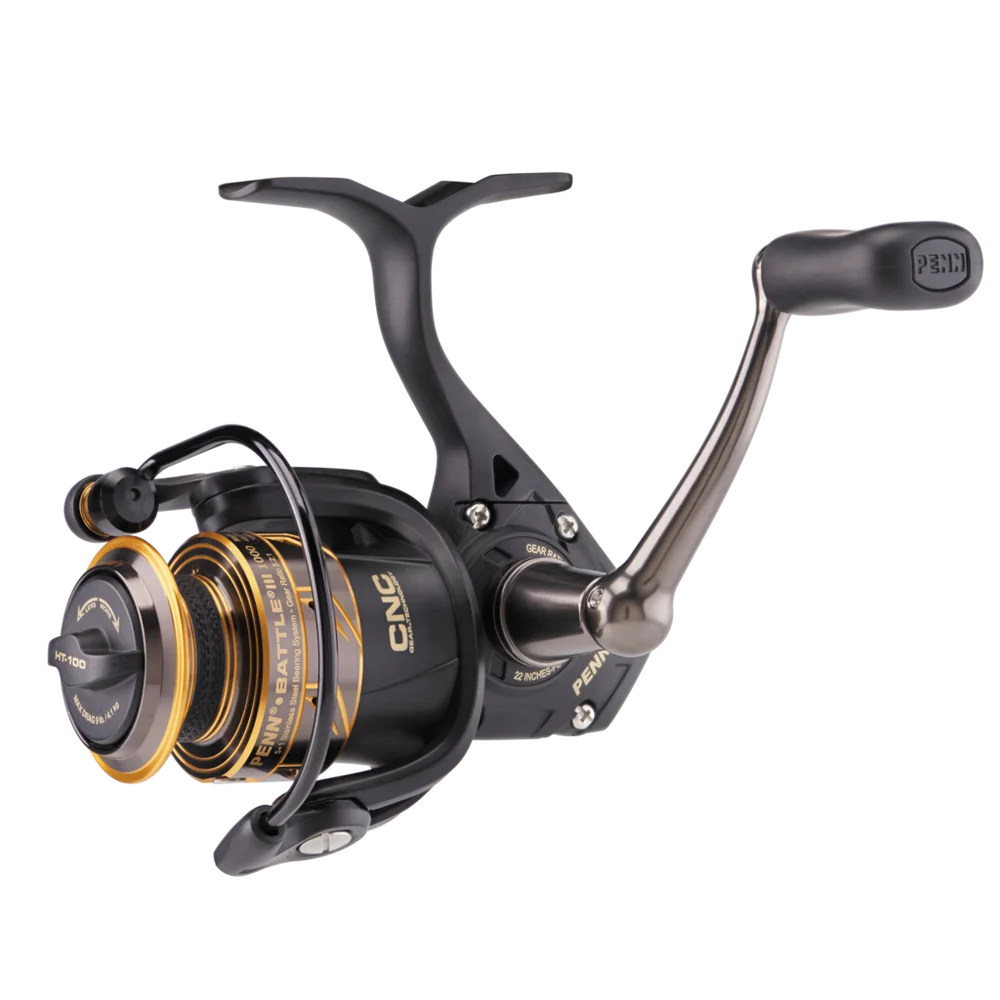 Penn Battle Iii IV 3000 4000 5000 6000 8000 CNC Handle 30lb 13.6kg Drag Metal Saltwater Spinning Penn Fishing Reels