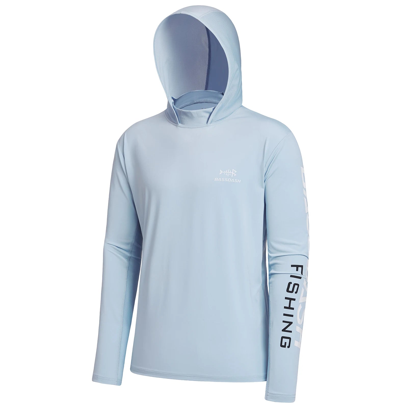 Bassdash UPF 50+ Men’s UV Sun Protection Long Sleeve Hooded Fishing Shirts