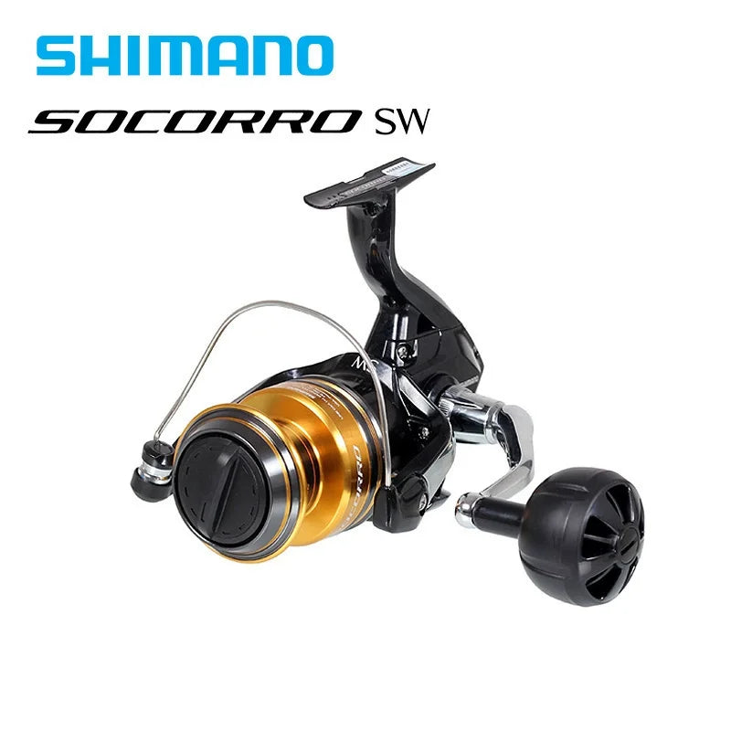 SIMANO SOCORRO SW 5000 6000 8000 10000 Fishing Reel 4+1BB 4.9:1 X-Ship Saltwater Trolling Spinning Fishing Reels 100% Original