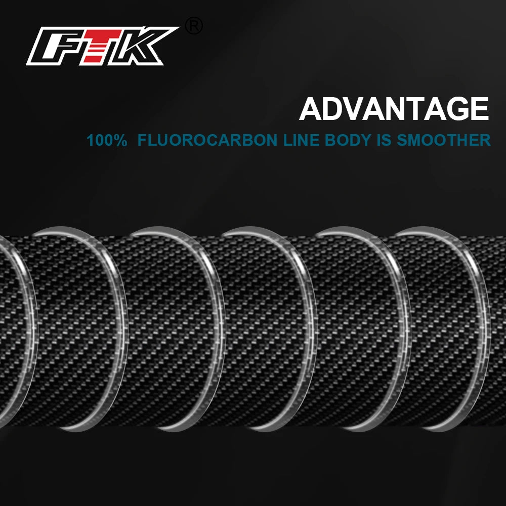 FTK 100m Fluorocarbon Fishing Lure Line