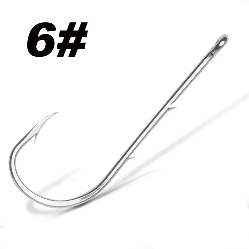 50pcs/lot Long Shank Fishing Hook