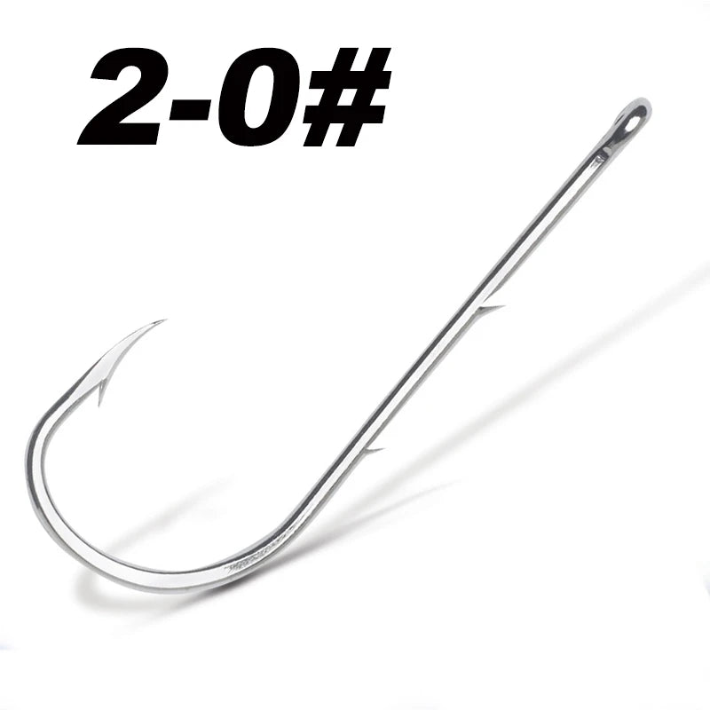 50pcs/lot Long Shank Fishing Hook