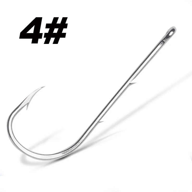 50pcs/lot Long Shank Fishing Hook
