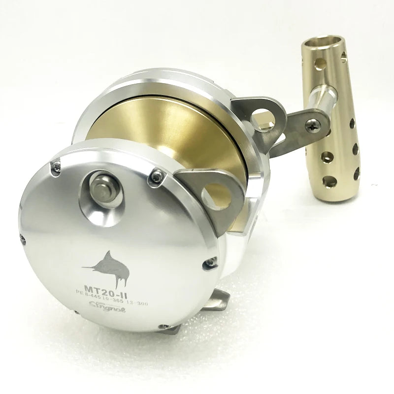 Metal Fishing Reels, All for Goods, Heavy Reel, Low Speed Bait, Big Sea Equipment, Windlass, 30 Kg Tackle, Saltwater Items