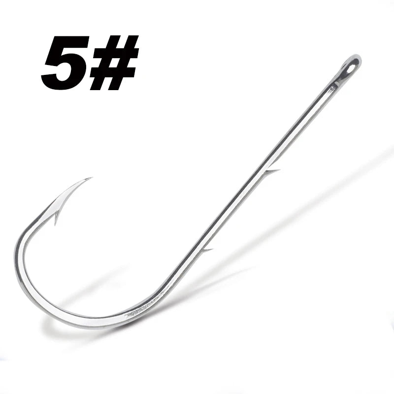 50pcs/lot Long Shank Fishing Hook