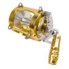 Topline 2 Speed Sea Stainless Steel Bearings Trolling Reel Game for Big Fish Tuna Fishing Reels