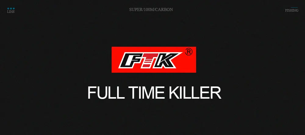 FTK 100m Fluorocarbon Fishing Lure Line