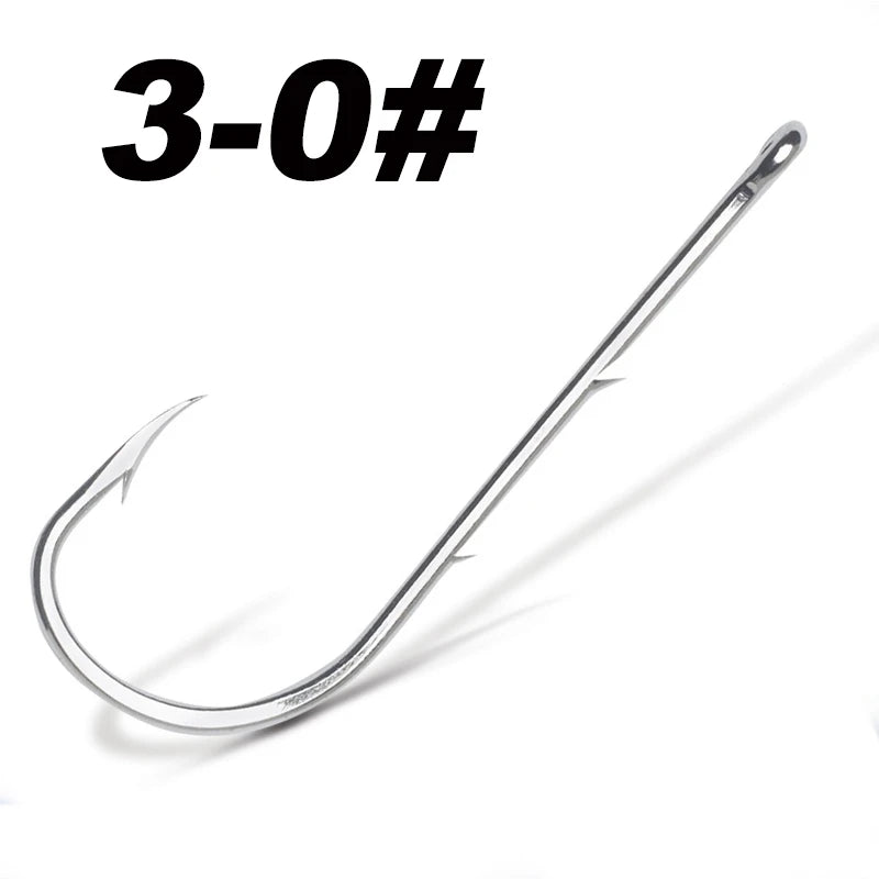 50pcs/lot Long Shank Fishing Hook