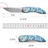 PioneerEDC Gr5 + M390 Titanium Alloy EDC Folding Utility Knife High Hardness Portable Tactical Camping Knife 3-Year Warranty