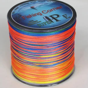 Braided 500m 4Strands Multi Color Line