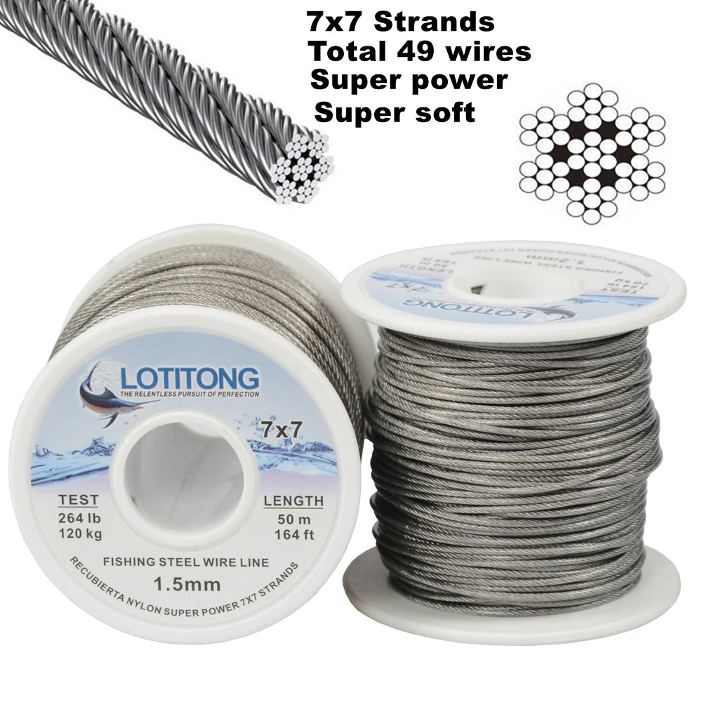 Super Power Fishing Steel Wire Line