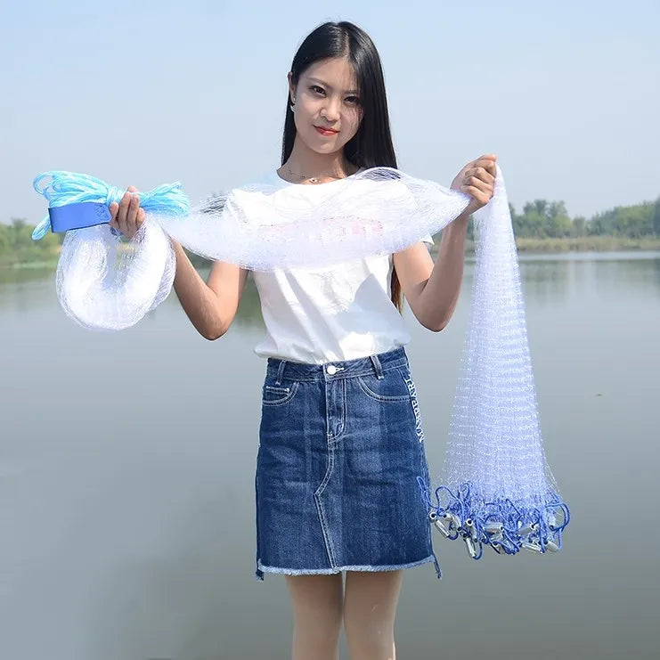 1.2-3.6m With Sinker or Without Sinker Catch Fishing Net