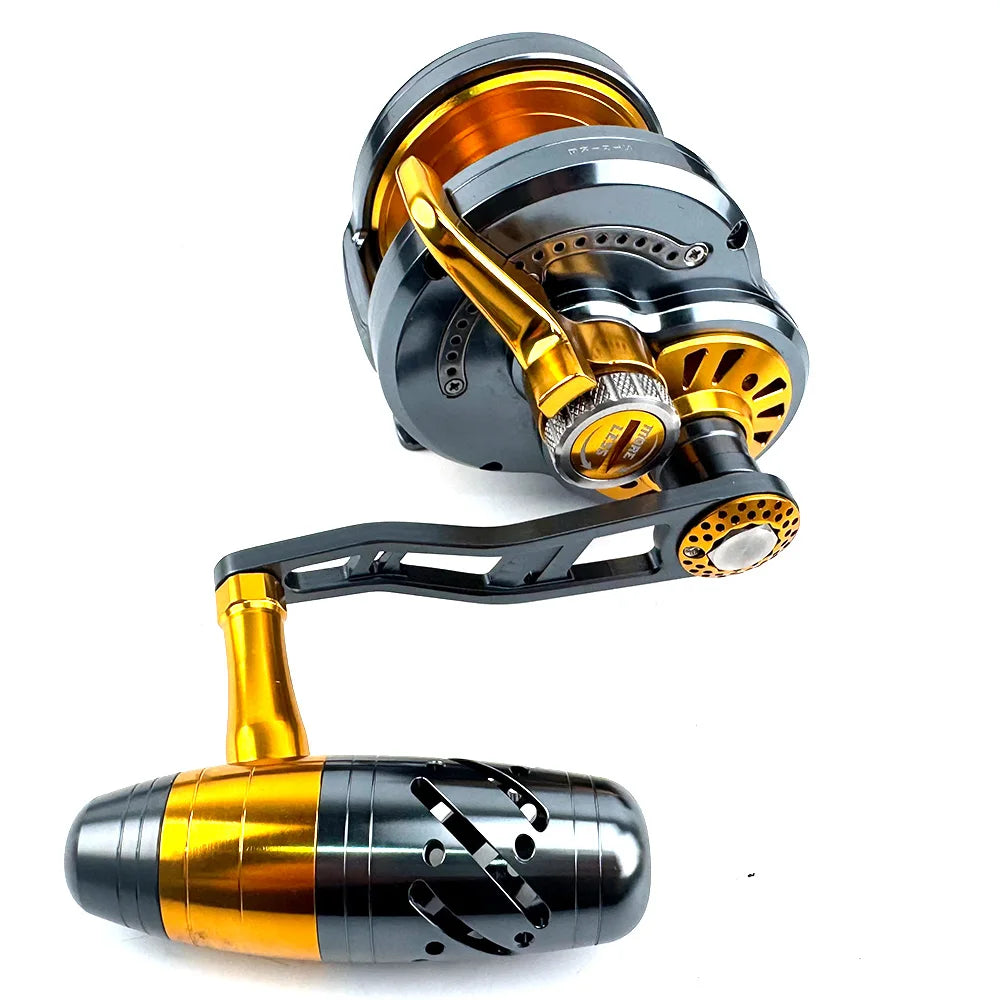 Conventional Saltwater Reel Power Handle Slow Pitch Jigging Reel