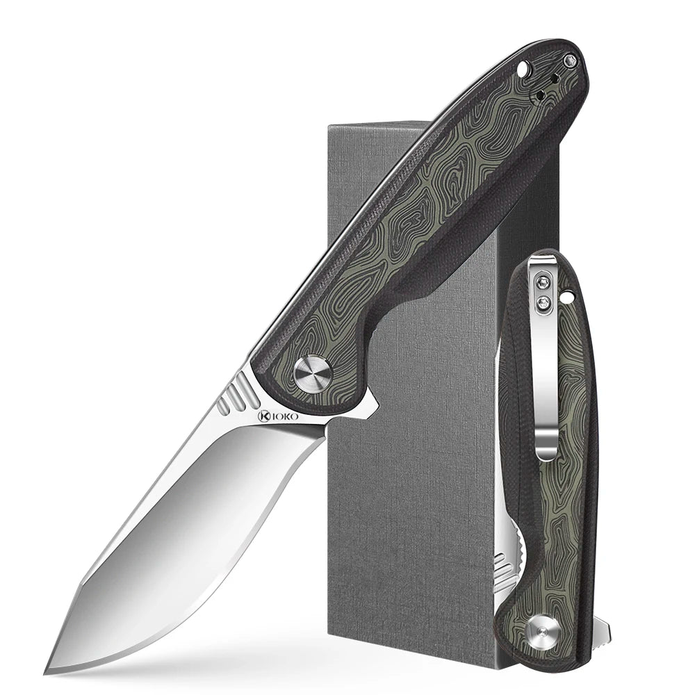 OEM EDC Outdoor G10 Survival Pocket Knife