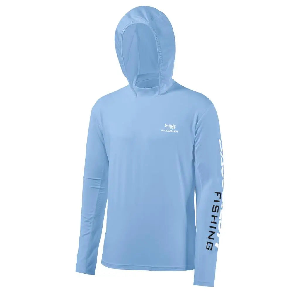 Bassdash UPF 50+ Men’s UV Sun Protection Long Sleeve Hooded Fishing Shirts
