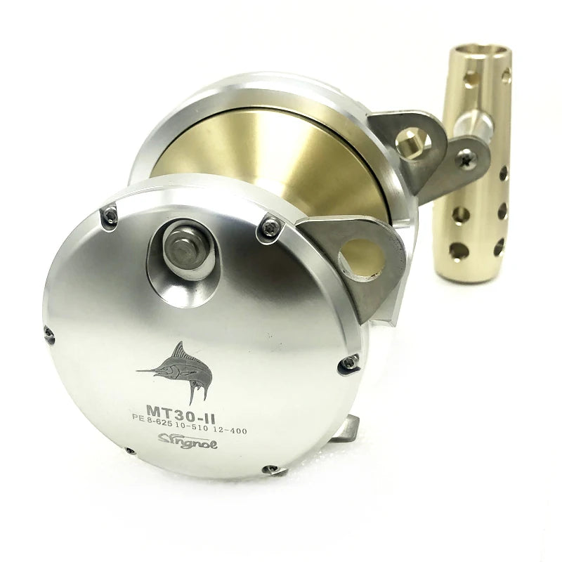 Metal Fishing Reels, All for Goods, Heavy Reel, Low Speed Bait, Big Sea Equipment, Windlass, 30 Kg Tackle, Saltwater Items