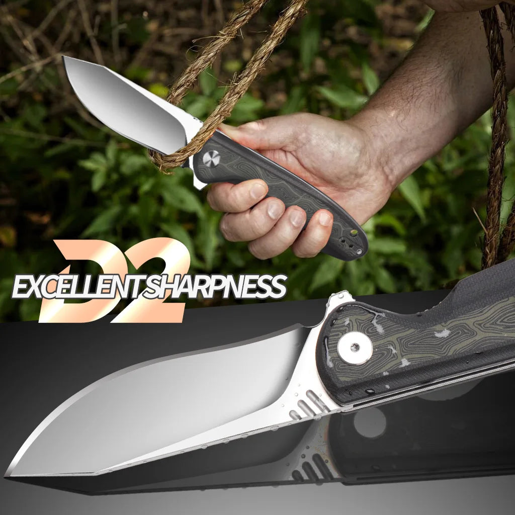 OEM EDC Outdoor G10 Survival Pocket Knife