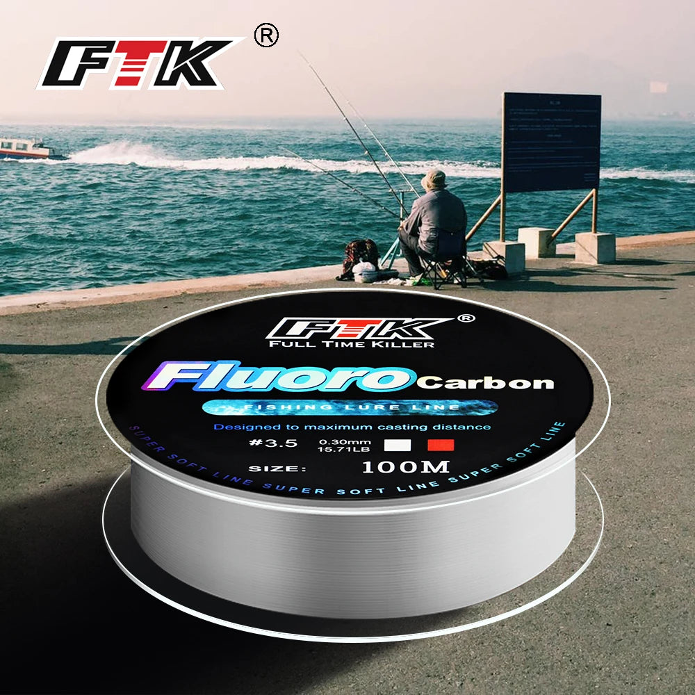 FTK 100m Fluorocarbon Fishing Lure Line