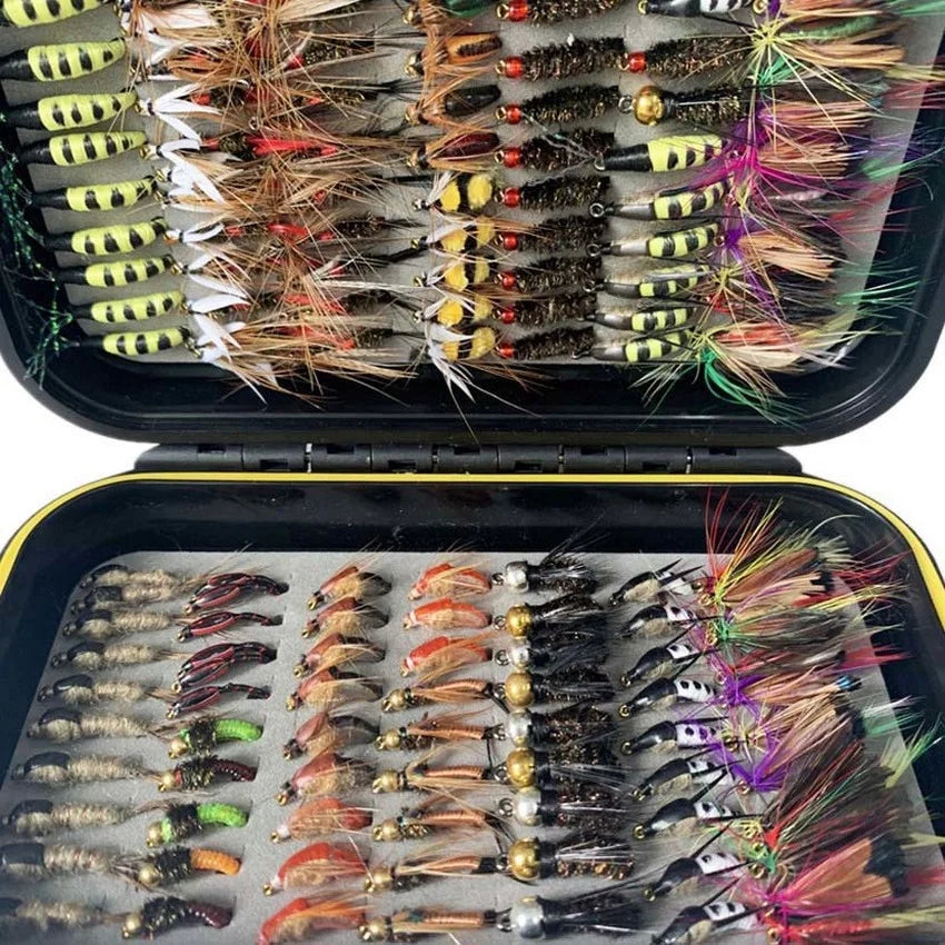 139Pcs Fly Fishing Flies Lures