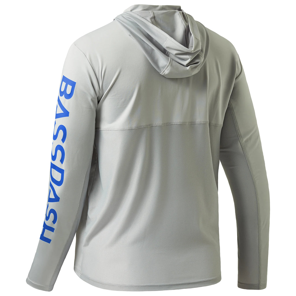 Bassdash UPF 50+ Hooded Fishing Shirts Long Sleeve Winter Male Hoodies Muticolor Ourdoor Outfit BG1003
