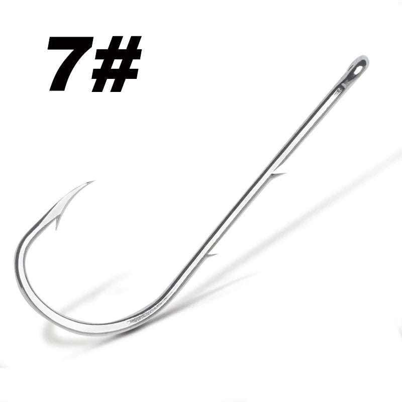 50pcs/lot Long Shank Fishing Hook
