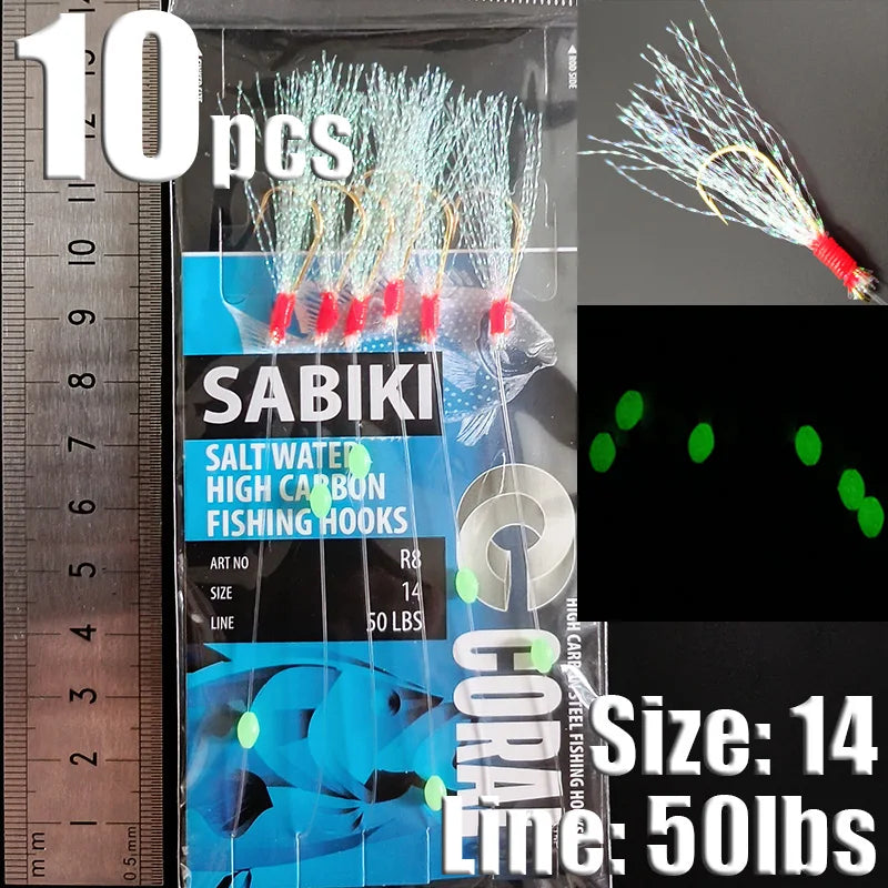 Lunker Sabiki Rigs 10 packs