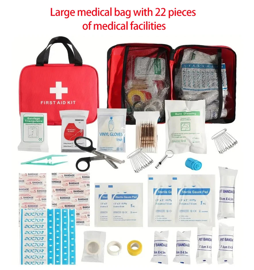 22 Piece Advanced First Aid Kit