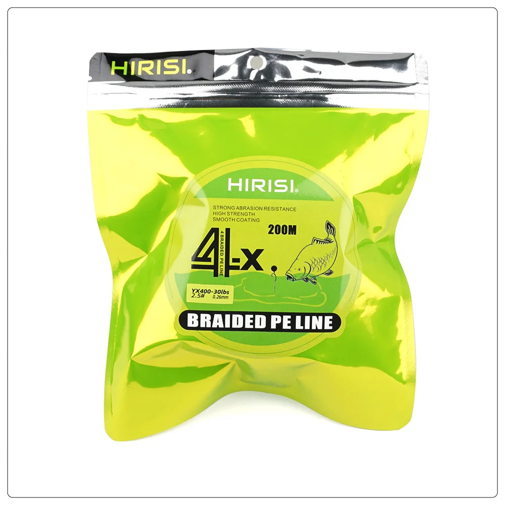 Hirisi 4 Strands 200M PE Braided Fishing Line