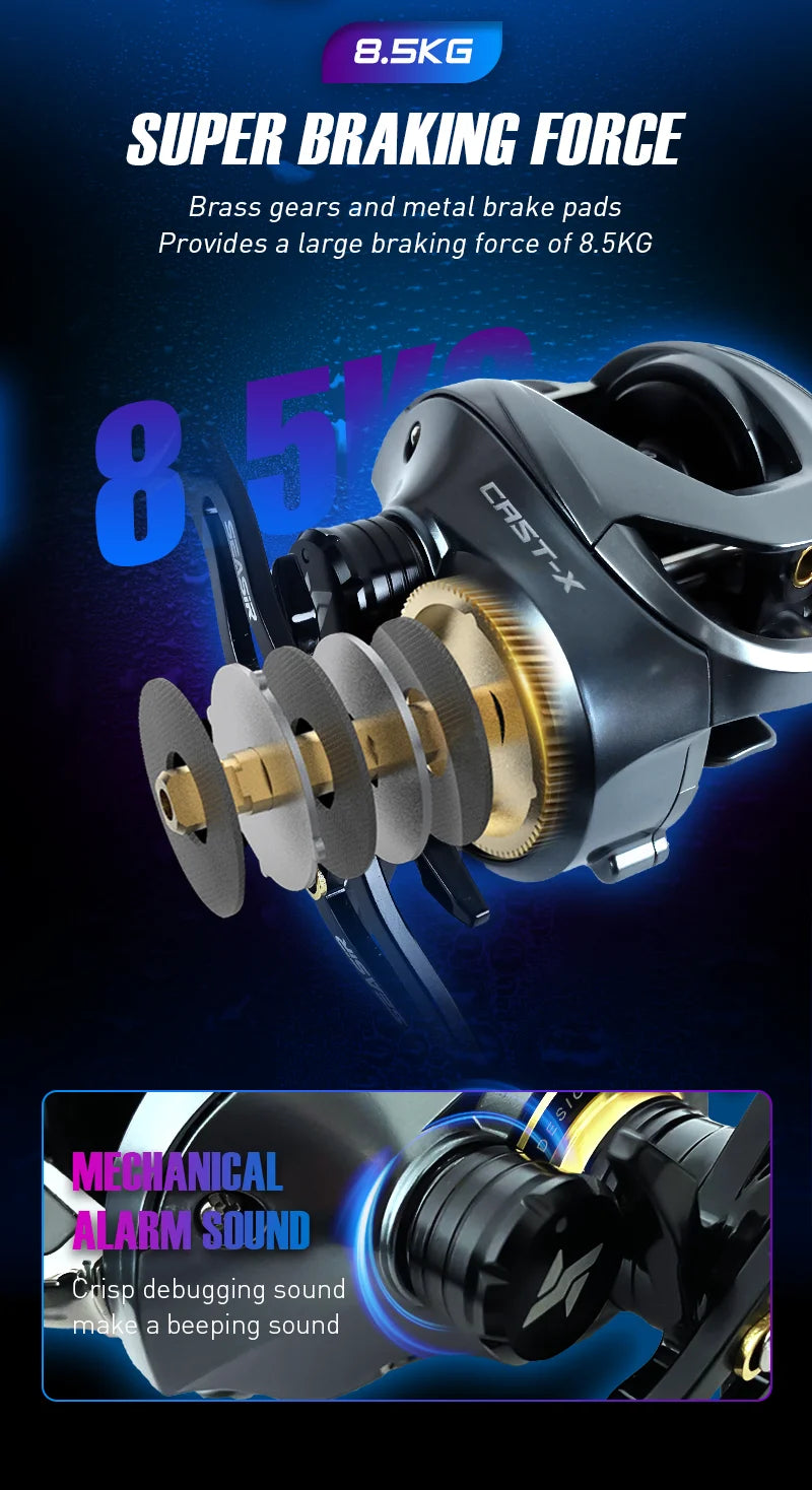 SEASIR Cast-X Baitcasting Reel