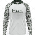 HUK Fishing Long Sleeve Hooded T-shirt Tops