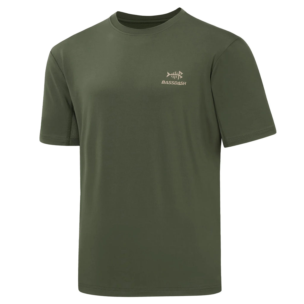 Bassdash Men’s Graphic T-Shirts Short Sleeve Fishing Shirt UPF 50+ Moisture Wicking UV Sun Protection FS36M