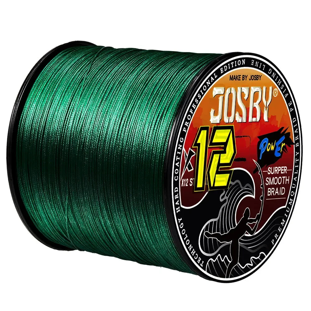 JOSBY X12 12-strand Braided Fishing Line