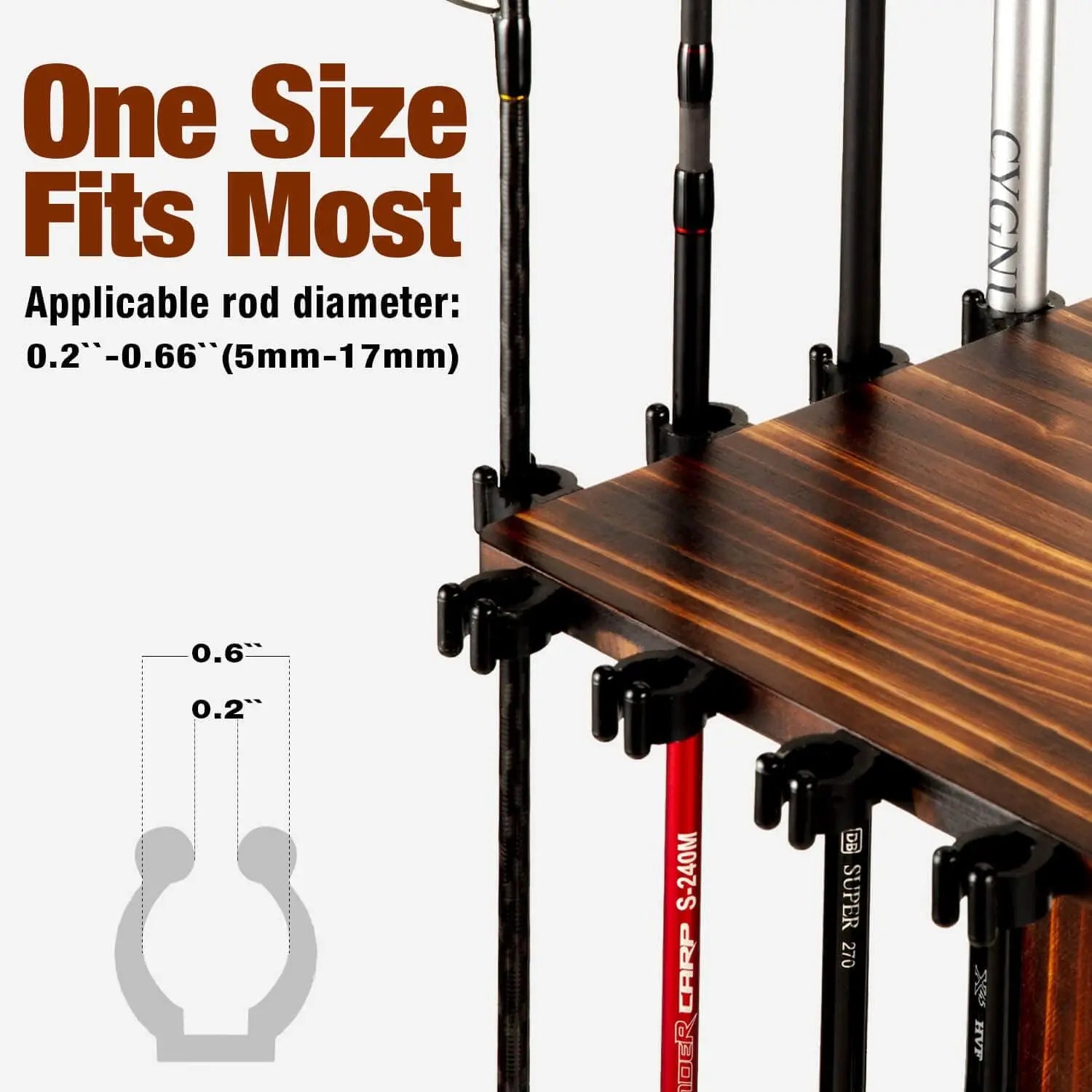 Fishing Rod Holders for Garage