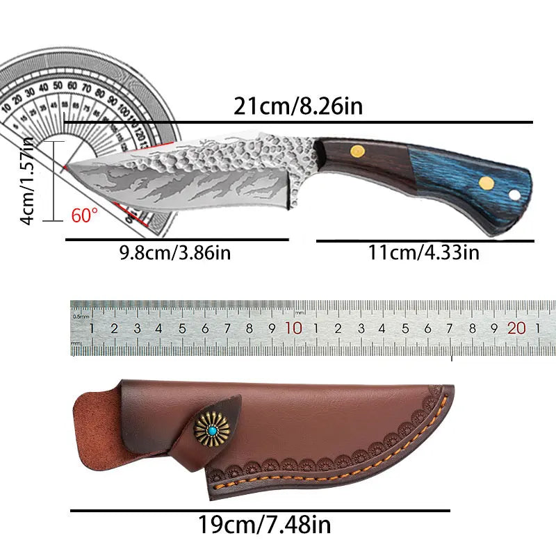 Household wooden handled knives