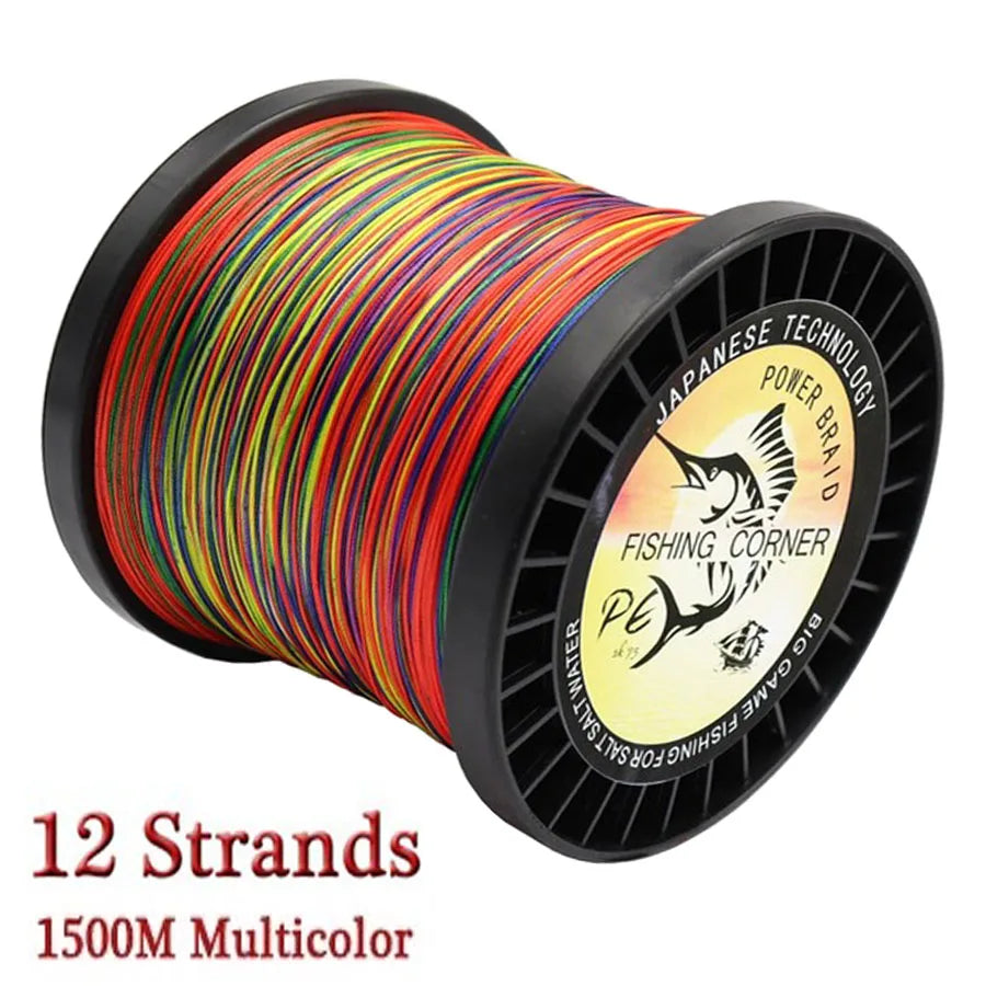 12 Strands Braided Fishing Line
